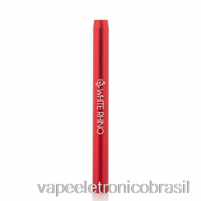 Vape Vaporesso Rinoceronte Branco Metal Bastão Provador Tubo Vermelho